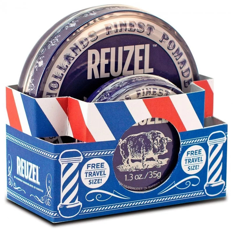 REUZEL FIBER POMADE água solúvel 113GR + 35gr